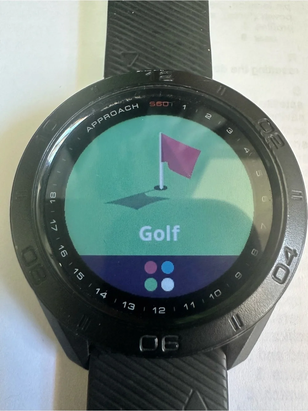 Garmin Approach S60 Black Golf Watch